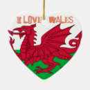 Search for wales flag ornaments Red