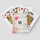 Recherche de coeur vintage jeux de cartes Fleurs