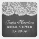 Search for vintage white lace stickers Bridal shower