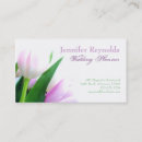 Recherche de tulipes roses cartes visite Photographie