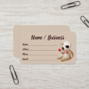 Search for doll business cards Cartoon