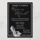 Search for classy shoes invitations Glitter