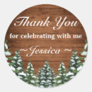 Search for snowy pines stickers Trees