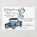 Search for truck baby shower invitations Vintage