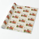 Recherche de train de jouet papier cadeau Vintage