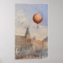 Search for vintage french travel posters Hot air balloon