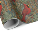 Search for red bird wrapping paper Woodland