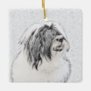 Search for bearded collie ornaments Beardie