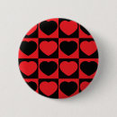Search for red heart pattern buttons Modern