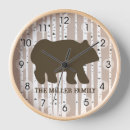 Search for log cabin clocks Bear