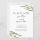 Search for greenery bachelorette party invitations Watercolor