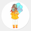 Search for girl with umbrella stickers For kids