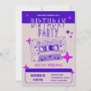 Recherche de bande de musique invitations Vintage