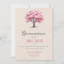Search for cherry blossom quinceanera invitations Quinceañera