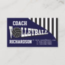 Search for volleyball business cards Trainer
