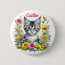 Recherche de chat jaune badges Chaton