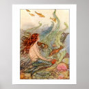 Recherche de sirène art Poisson
