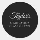 Search for black and white graduation stickers Girly