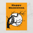 Search for halloween tree postcards Owl