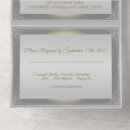 Search for silver border invitations Luxury