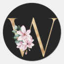 Search for w monogram stickers Gold