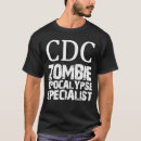 Search for cdc tshirts Zombie