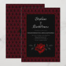 Recherche de damassé rouge invitations Couple
