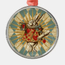 Search for white rabbit ornaments Vintage