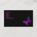 Recherche de papillon violet cartes visite Coloré