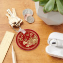 Search for golden dragon keychains Lucky red golden luxury