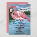 Search for flamingo 50th birthday invitations Pink
