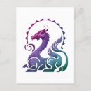 Recherche de dragon bleu cartes postales Tendance