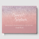 Search for sweet 16 guest books Luxury