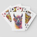 Search for alpaca playing cards Illustration