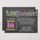 Search for sleeping invitations Sleepover