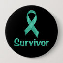 Search for cervical cancer awareness buttons Survivor