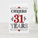 Recherche de 31 anniversaire cartes Trente et unième