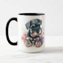 Search for schnauzer mugs Flowers