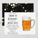 Search for retirement celebration invitations Black