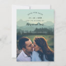 Search for mountain landscape save the dates Elegant