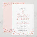Search for blush and gold bridal shower invitations Typography