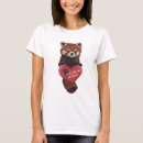 Search for red panda tshirts Ailurus fulgens