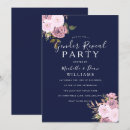 Search for blue navy gender reveal invitations Floral