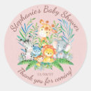 Search for baby shower safari stickers Giraffe