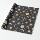 Search for sun and moon wrapping paper Celestial