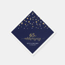 Search for 65th anniversary napkins Gold