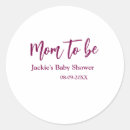 Search for simple baby shower stickers Mom to be
