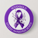 Search for epilepsy awareness month buttons November