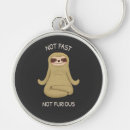 Search for funny sloth keychains Lazy