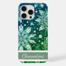 Search for snowflakes pattern iphone cases Blue